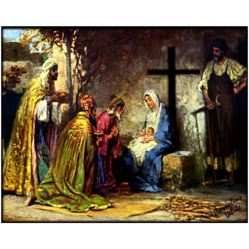 No Christmas Without The Cross 8x10 glossy print