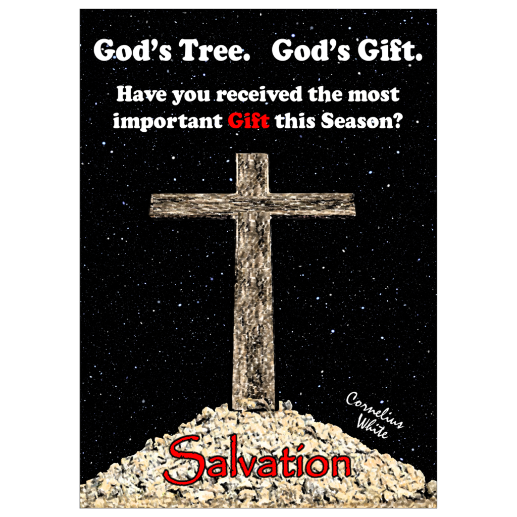 God's Tree. God's Gift. Post Card