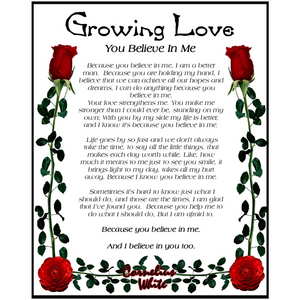 Growing Love - You Believe in Me 8x10 Print