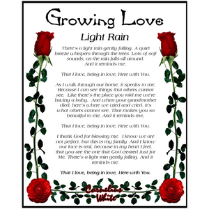 Growing Love - Light Rain 8x10 Print
