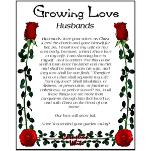 Growing Love - Husbands 8x10 Print