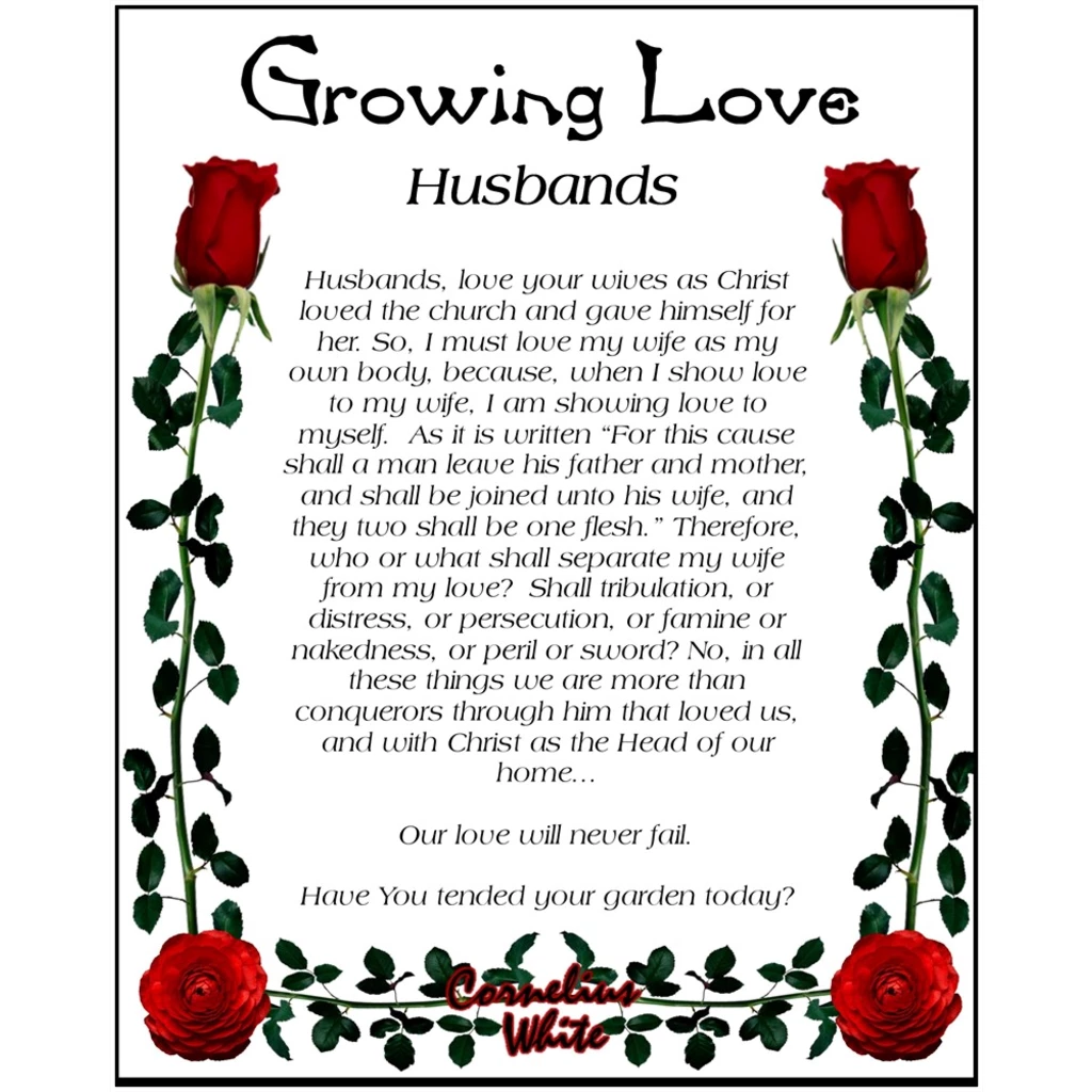 Growing Love - Husbands 8x10 Print