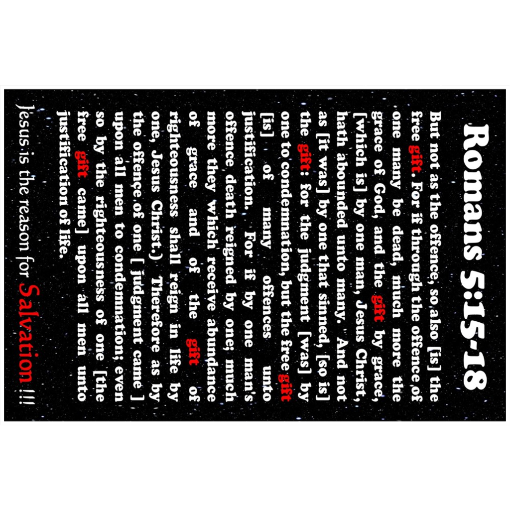 Romans 5 - God's Gift Photo Print