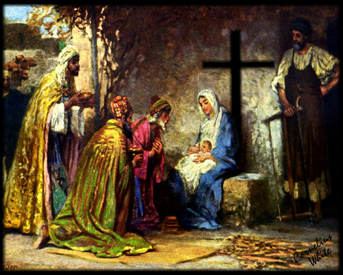 No Christmas Without The Cross 5 x 7 inch Christmas Card