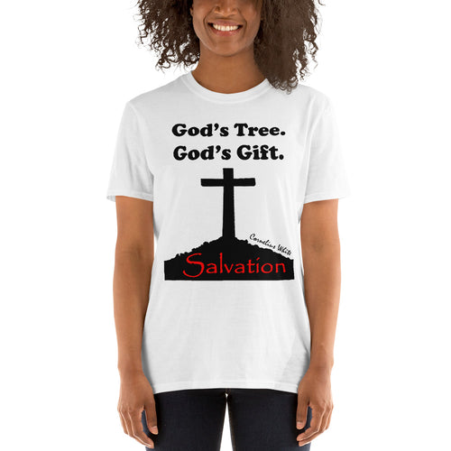 God's Tree God's Gift  - Black Cross Unisex T-Shirt