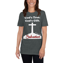 Load image into Gallery viewer, God&#39;s Tree God&#39;s Gift  - White Cross Unisex T-Shirt