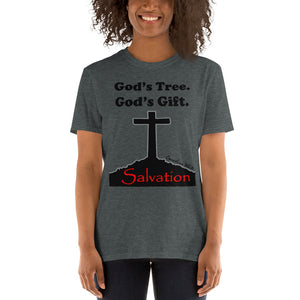 God's Tree God's Gift  - Black Cross Unisex T-Shirt