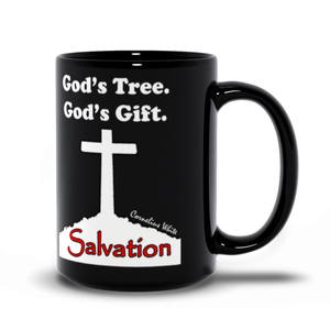 God's Tree Black Coffee Mug